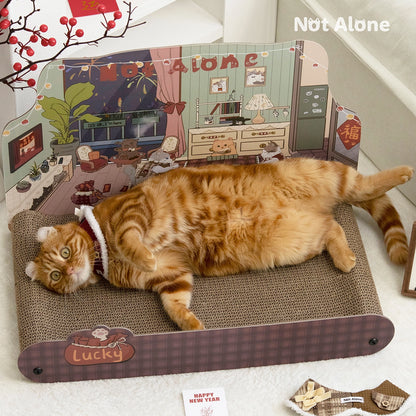 New Year Cat Scratching Board